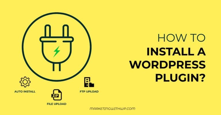 How To Install a WordPress Plugin To Your Website main cover