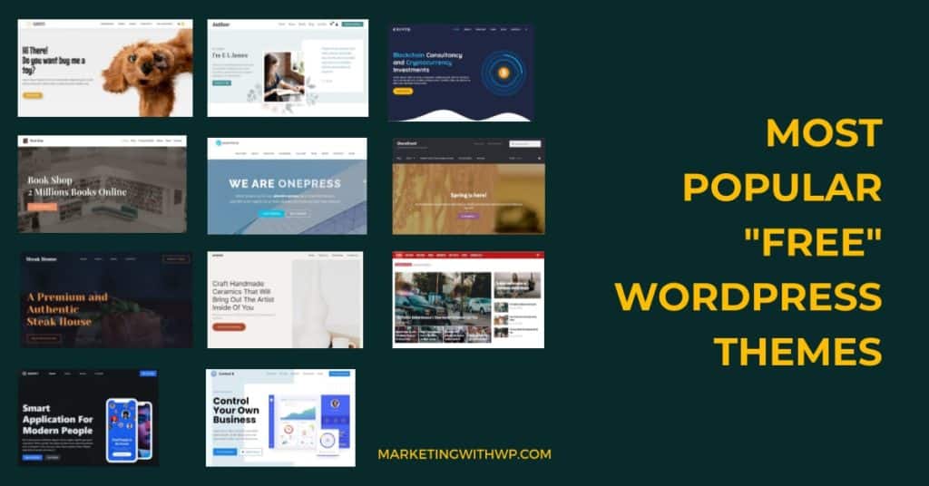 Most Popular Free WordPress Themes Cover Image