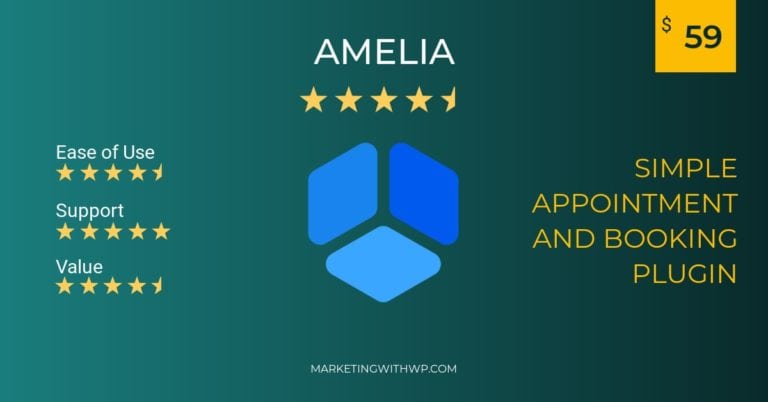 amelia wordpress appointment and booking plugin review summary