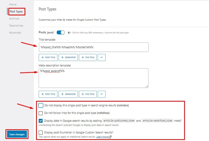 post and pages meta data install and setup seopress