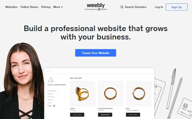 weebly best content marketing cms