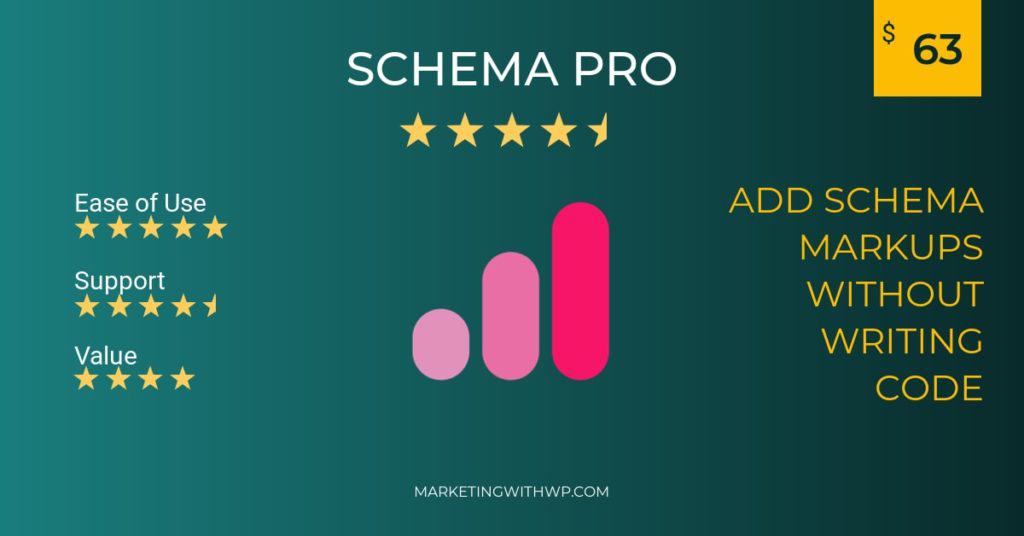 schema pro write schema markup without code plugin review summary