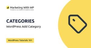 add category wordpress tutorials 101