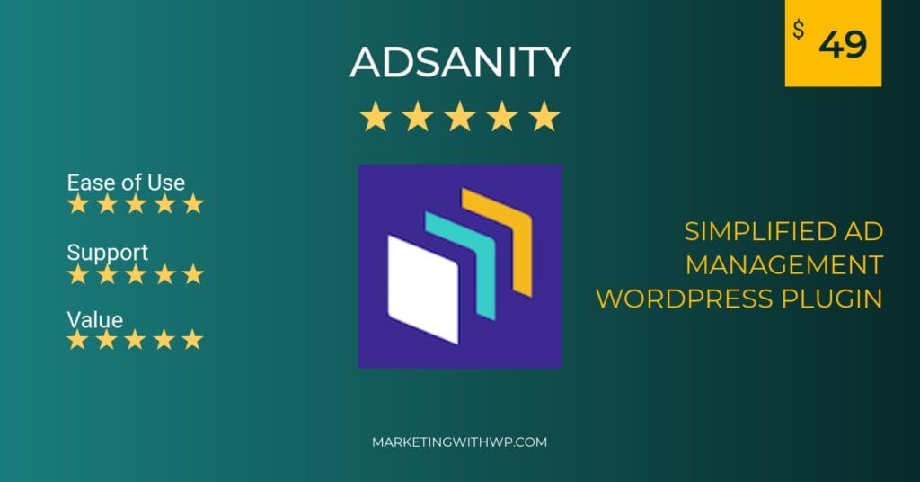 adsanity simplified ad management plugin pricing review summary alternative