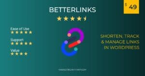 betterlinks shorten track and manage link in wordpress
