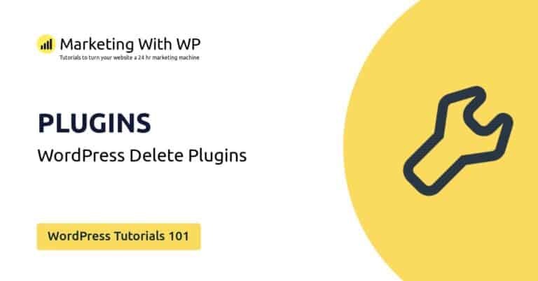 delete plugins wordpress tutorials 101
