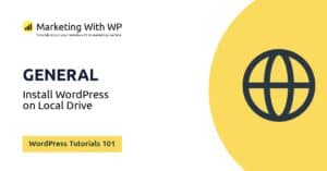 install wordpress on local drive wordpress tutorials 101