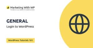 login to wordpress tutorials 101