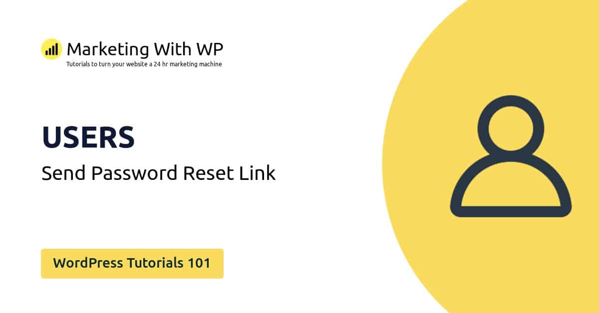 send password reset link