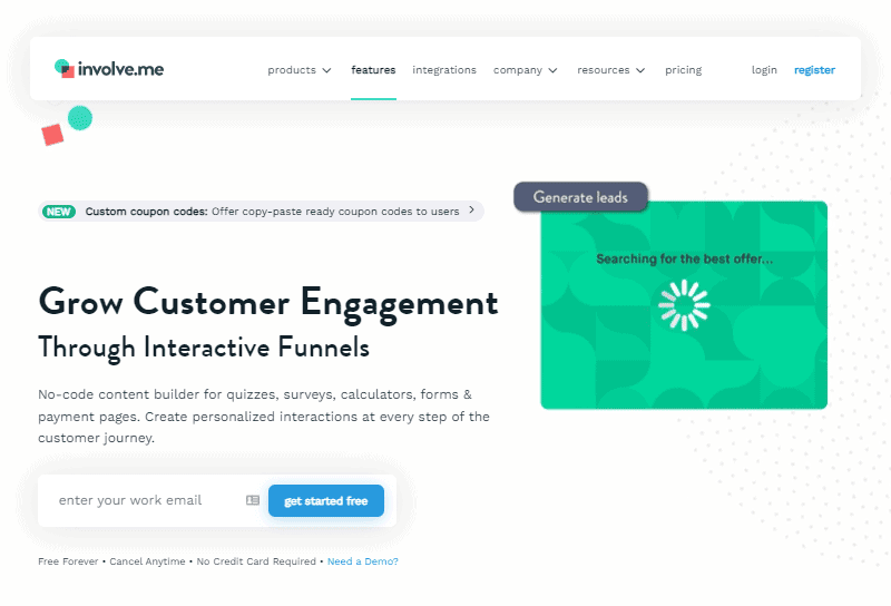 involve me review home page