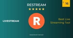 restream best live stream tool pricing review summary alternative