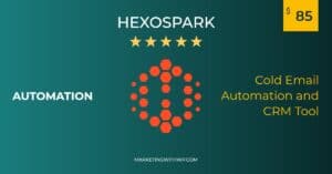 hexospark cold email automation and crm tool pricing review summary alternative