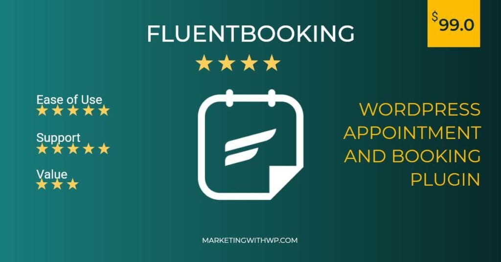 fluentbooking wordpress appointment and booking plugin pricing review summary alternative
